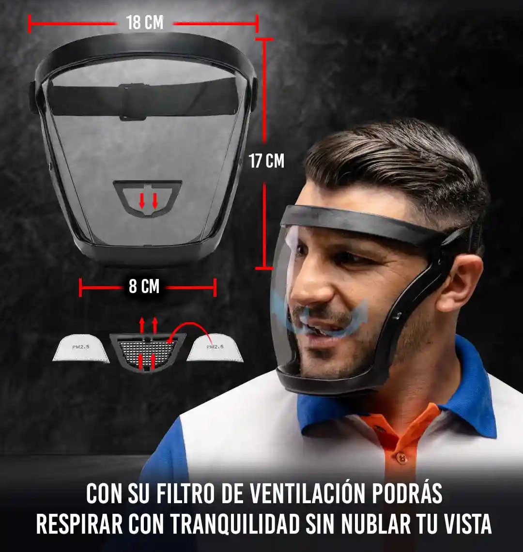 FaceShield®  Máscara de Protección Facial